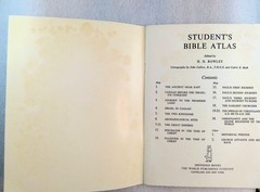 Student’s Bible Atlas H.H. Rowley Biblical History Maps Church Reference