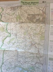 1990 Ordnance Survey Outdoor Leisure Map 24 The Peak District White Peak Area