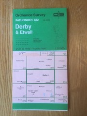 1993 Ordnance Survey Pathfinder Map 832 SK 23/33 Derby And Etwall (inc Longford