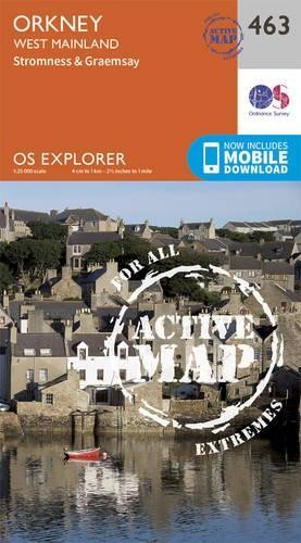 Orkney – West Mainland (Map) OS Explorer Active Map