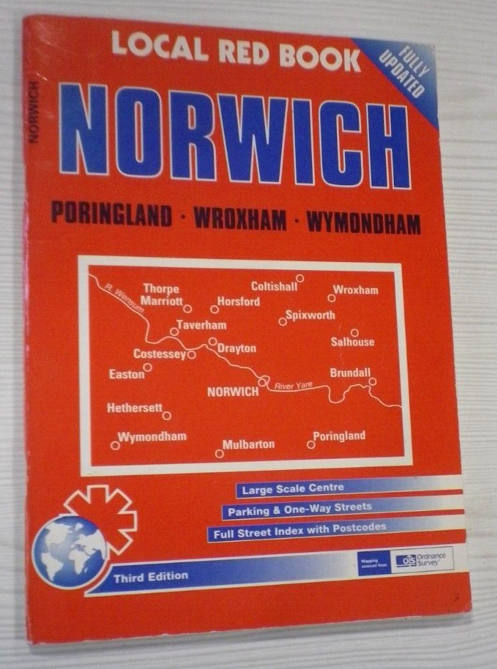 Norwich, Estate Publications Red Book, Street Plans