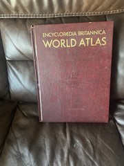 VTG burgundy hardcover Encyclopaedia Britannica World Atlas 1940s 1950s