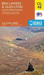 Ben Lawers & Glen Lyon, Loch Tay, Killin & Kenmore (Map) OS Explorer Map