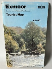 Ordnance Survey One Inch Tourist Map – Exmoor – 1982