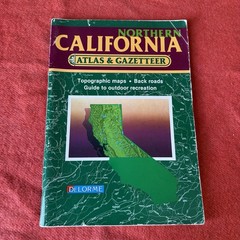 Lot Of 9 Used Atlas Gazetteer Maps Delorme And Other Multiple States