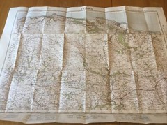 1934 Ordnance Survey One Inch Fifth Edition Cloth Map 119 Exmoor (incl Dulverton