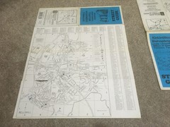 BUNDLE OF 22 VINTAGE STREET MAPS SCOTLAND