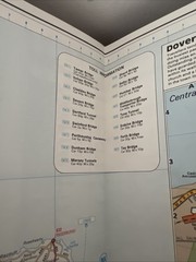 1986 AA route Planner To & From Dover Great Britain/scotland 16 Miles To 1”