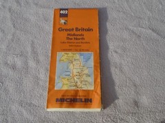 Michelin 402 – Fold out Map – Midlands-The North-Lake District & Borders