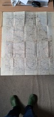 Motoring And Hiking Map Section B, W and AK Johnston