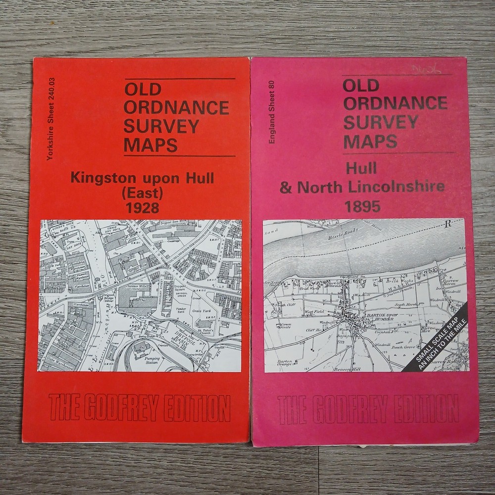 Hull & North Lincolnshire 1895: One Inch Sheet Godfrey Old Ordnance Survey Map