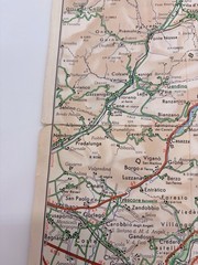 Carta stradale vintage Provincia di Brescia ACI – Scala 1:150.000