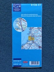 IGN Map No. 2106 ET – LE CROTOY FORT / MAHON – With Free Post