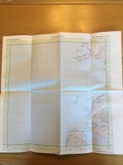 1966 Ordnance Survey Pathfinder Map 52 NC 15 Ardmore Point (& Eilean An Roin Mor