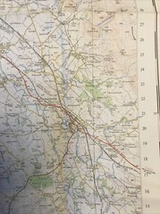 1955 Ordnance Survey One Inch Seventh Series Map Penrith (incl Appleby )