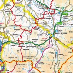 (G67) Map of Carlisle CA Postcode Sectors, Poster of Carlisle Postcodes