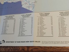 Department Of Main Roads NSW 1981 Vintage Road Classification paper folded map