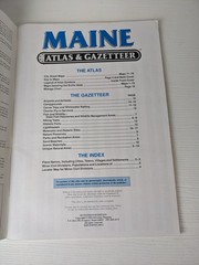 1994 Maine DeLorme Atlas and Gazetteer 11″ x 15.5″ Topo Maps Road Guide