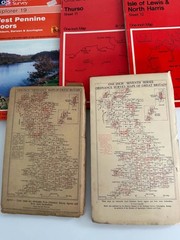 11x vintage Ordnance survey Maps UK Scotland