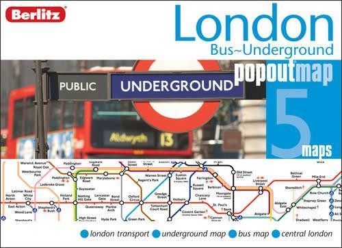 London Bus and Underground Berlitz PopOut Map (B… by Berlitz Sheet map, folded