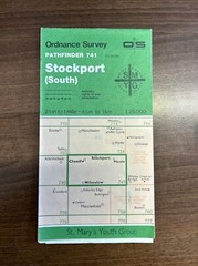 STOCKPORT South Pathfinder 741 Ordnance Survey 1:25000 1987 Poynton Airport