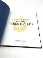National Geographic Atlas Of World History Hard Cover Book