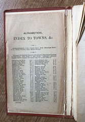 Bacon’s motoring & cycling road map, Reading, early 1900s vintage, imperfect