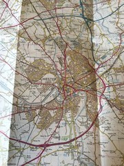 1990 Ordnance Survey Landranger Map 117 Chester & Wrexham (incl Connah’s Quay )