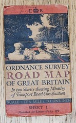 E R Ordnance Survey Road Map Of GREAT BRITAIN Sheet 1 Ten Miles To One Inch