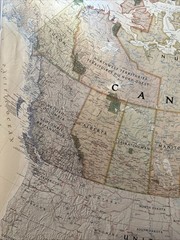 National Geographic Canada Wall Map Classic 38” x 32” 2019 Paper
