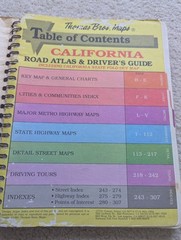 1991 Thomas Bros Maps California Road Atlas Driver’s Guide Book la san diego sf
