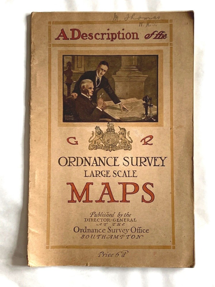A Description of Ordnance Survey Large Scale Maps, 1920’/30’s Booklet
