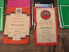 Vintage Collection of Ordinance Survey Maps – Travel Ephemera