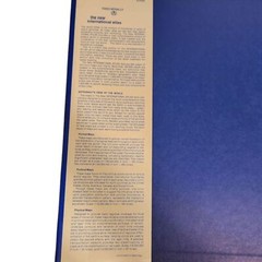 Rand McNally ‘The New International Atlas’ (1981) – Hardcover, Blue Dust Jacket
