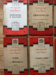 Job lot of 8 vintage Ordnance Survey folded maps, C.1950s/60s, various UK