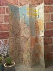 Vtg 2003 RAND MCNALLY EASYFINDER North & South Carolinia Laminated Map NEW!
