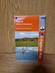 Oxford, Witney and Woodstock (Explorer M… Ordnance Survey Sheet map, (13d)