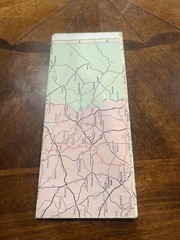 Germany and Austria AAA international travel service fold out map 1963