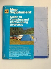 AA Map – El Toro Bravo – Guide to Camping & Caravanning Overseas – BM119 – 1974