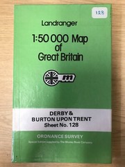 Derby & Burton upon Trent: OS Landranger: 1:50,000 map of Britain: Sheet no. 128