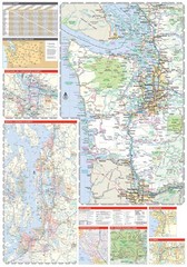 Rand McNally Easy to Read: Washington State Map