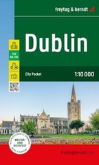 Dublin, City Pocket Map 1:10,000 by Freytag-Berndt (Sheet map, folded)