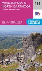Okehampton & North Dartmoor by Ordnance Survey (Sheet map, folded)