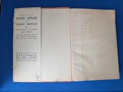 “Road Atlas of Great Britain” Johnston (c.1940 WWII Control of Maps Order)