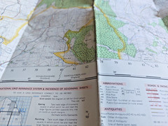 Ordnance Survey One Inch Series Map – Jedburgh- Sheet 70 – Published in 1964
