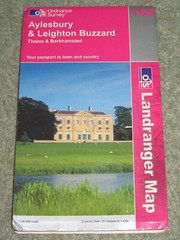 OS Ordnance Survey Landranger Map Sheet 165 Aylesbury & Leighton Buzzard – 2002