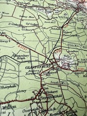 Bartholomew’s Map N Somerset Bristol Bath Vintage 40s 1946 Paper ½” Free Post UK