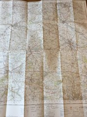 1956 Ordnance Survey One Inch Seventh Series Map 119 Stafford (incl Newport )