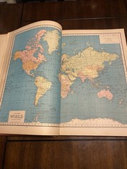 *Rare* 1937 Hammond’s New World Atlas – Doubleday Doran XLG Edition W/World Map