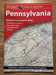 DeLorme Pennsylvania Atlas & Gazetteer Topographic Maps Back Roads 2020 14th Ed.